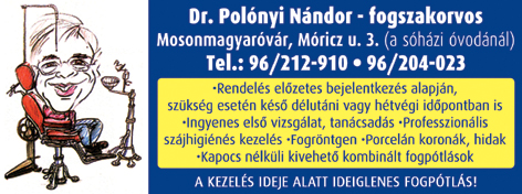 Dr. Polónyi Nándor - Fogszakorvos