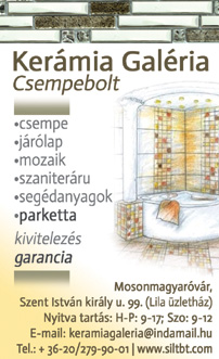Kerámia Galéria Csempebolt