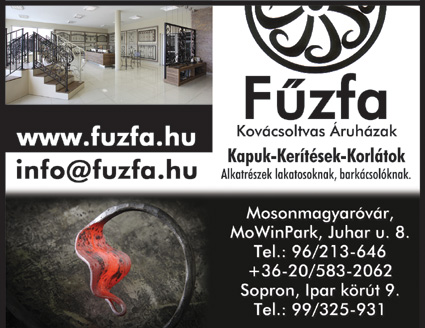 Fűzfa Kovácsoltvas Áruházak