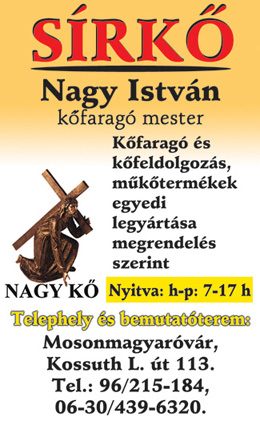 Nagy István kofaragó mester
