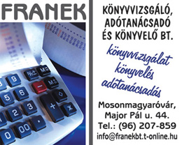 Franek könyvvizsgáló, adótanácsadó és könyvelo bt.