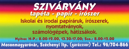 Szivárvány Tapéta és Papírbolt