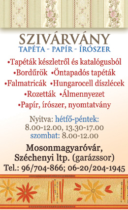 Szivárvány Tapéta és Papírbolt