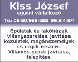 Kiss József egyéni vállalkozó