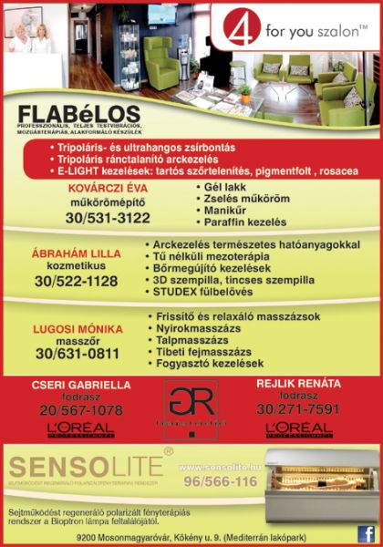 4 For You Szalon & Sensolite Gyógycentrum