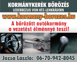 Józsa László Kormánykerék bőrözés