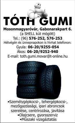 Tóth Gumi - Mosonmagyaróvár